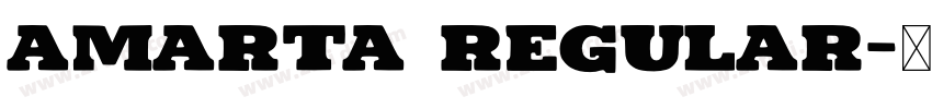 Amarta Regular字体转换